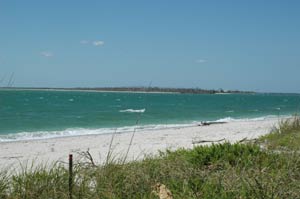 cayo costa beach view from upper captiva's north end